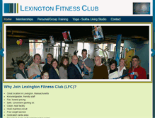 Tablet Screenshot of lexfitclub.com